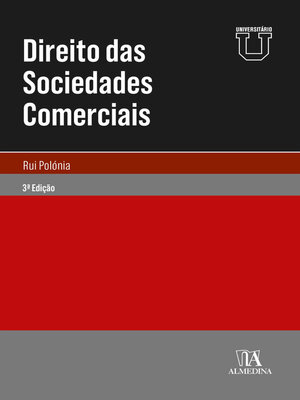 cover image of Direito das Sociedades Comerciais--3ª Edição